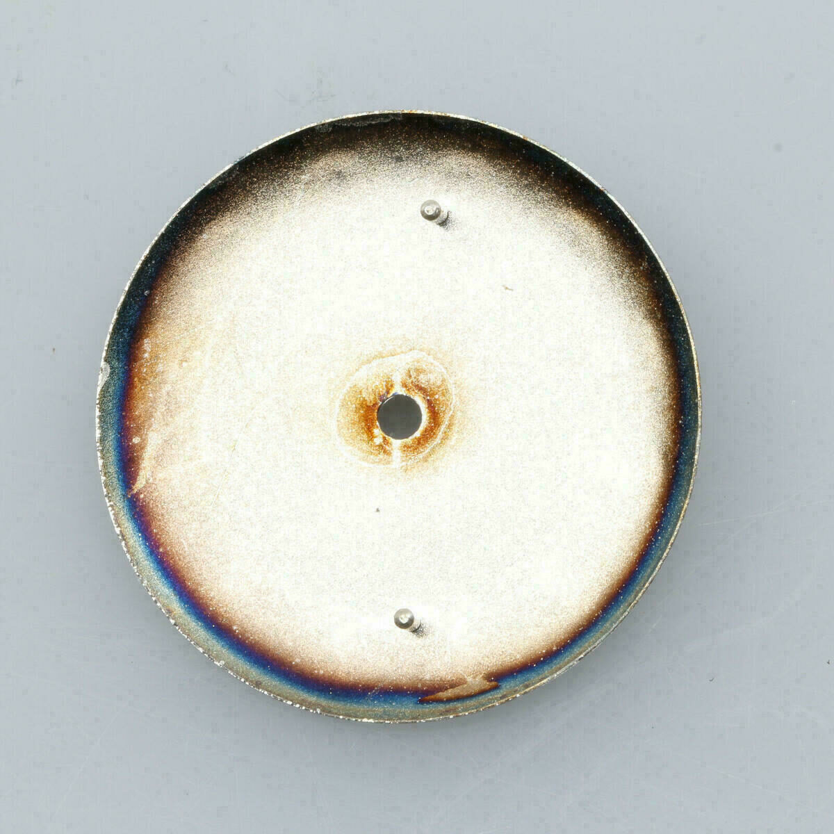 Quadrante per movimento DUROWE 7410 Ø 27,75mm NOS anni ’70 argento – immagine 4
