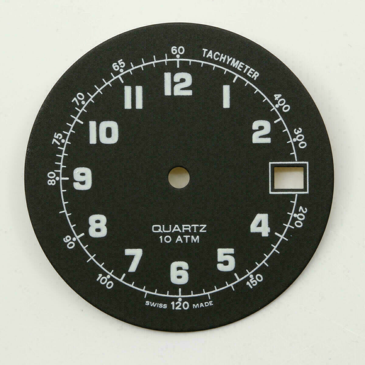 Dial for Eta 2824-2 2804-2 2801-2 Movement Ø28.8 Cadran Esfera Quartz Black NOS – image 2