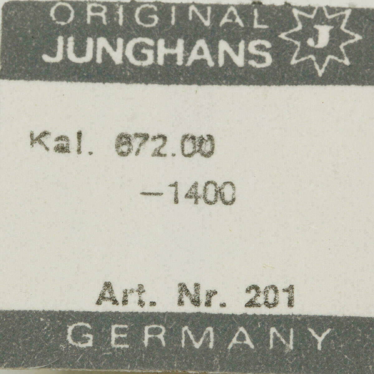 JUNGHANS 672.00 PART 201, CENTRE WHEEL § PINION, Minutenrad, Rou de Centre – Bild 2