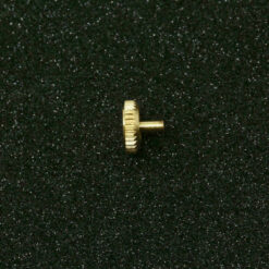 Langhals Krone Aufzugskrone ohne Dichtung vergoldet 4.5 bis 6 mm watch crown – Bild 2
