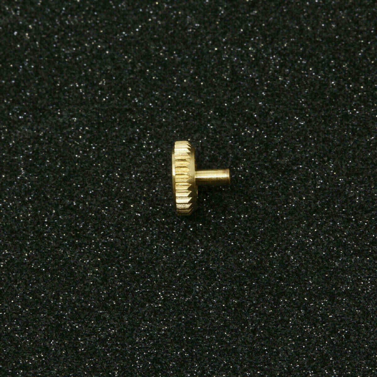 Langhals Krone Aufzugskrone ohne Dichtung vergoldet 4.5 bis 6 mm watch crown – Bild 2
