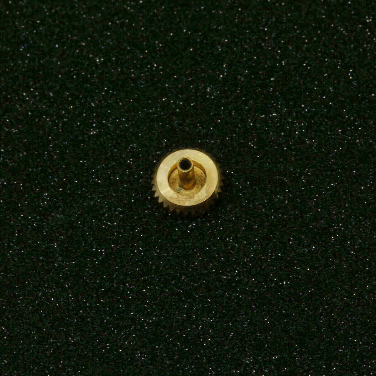 Langhals Krone Aufzugskrone ohne Dichtung vergoldet 4.5 bis 6 mm watch crown – Bild 3