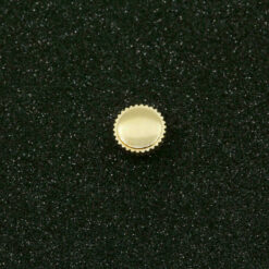 Langhals Krone Aufzugskrone ohne Dichtung vergoldet 4.5 bis 6 mm watch crown – Bild 4
