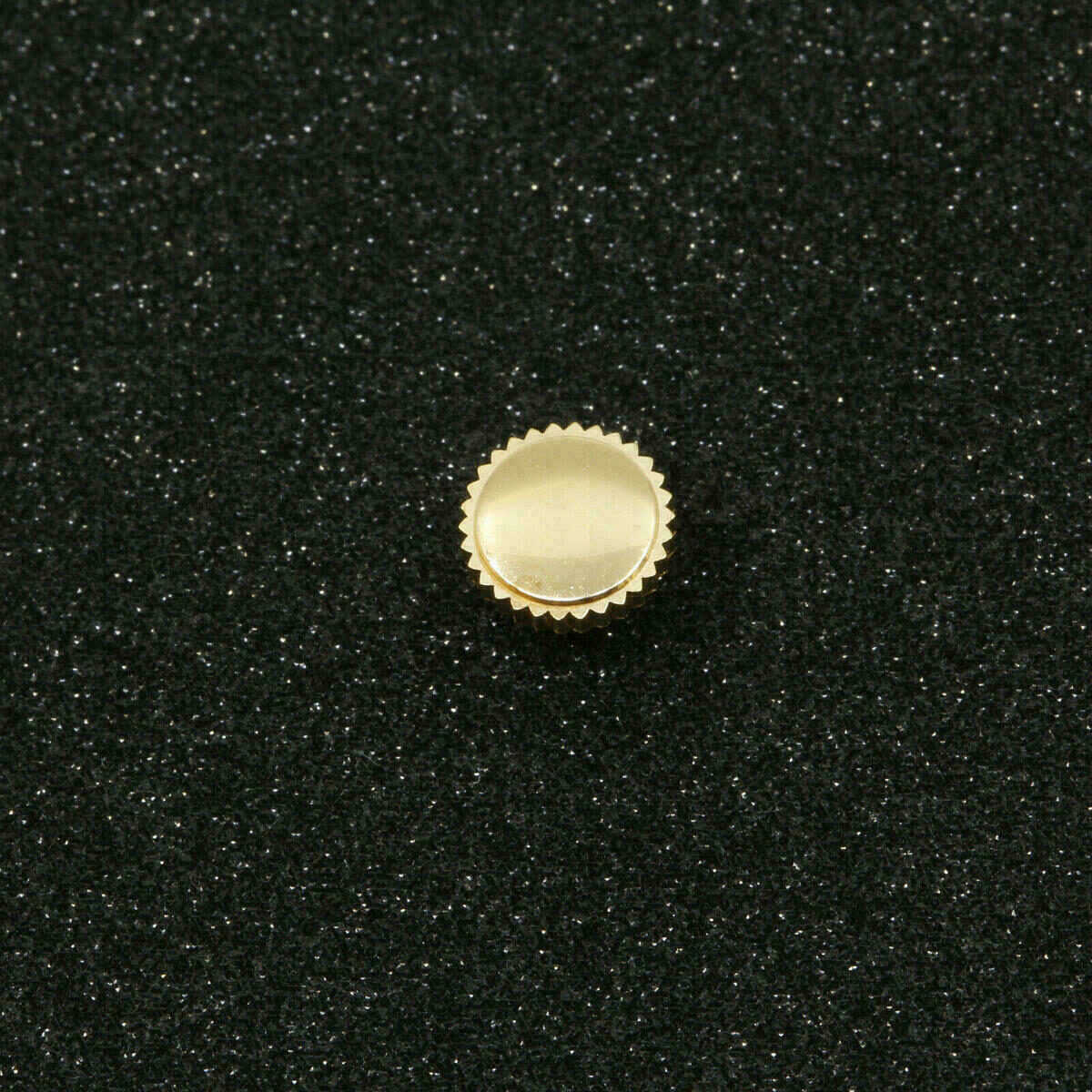 Langhals Krone Aufzugskrone ohne Dichtung vergoldet 4.5 bis 6 mm watch crown – Bild 4