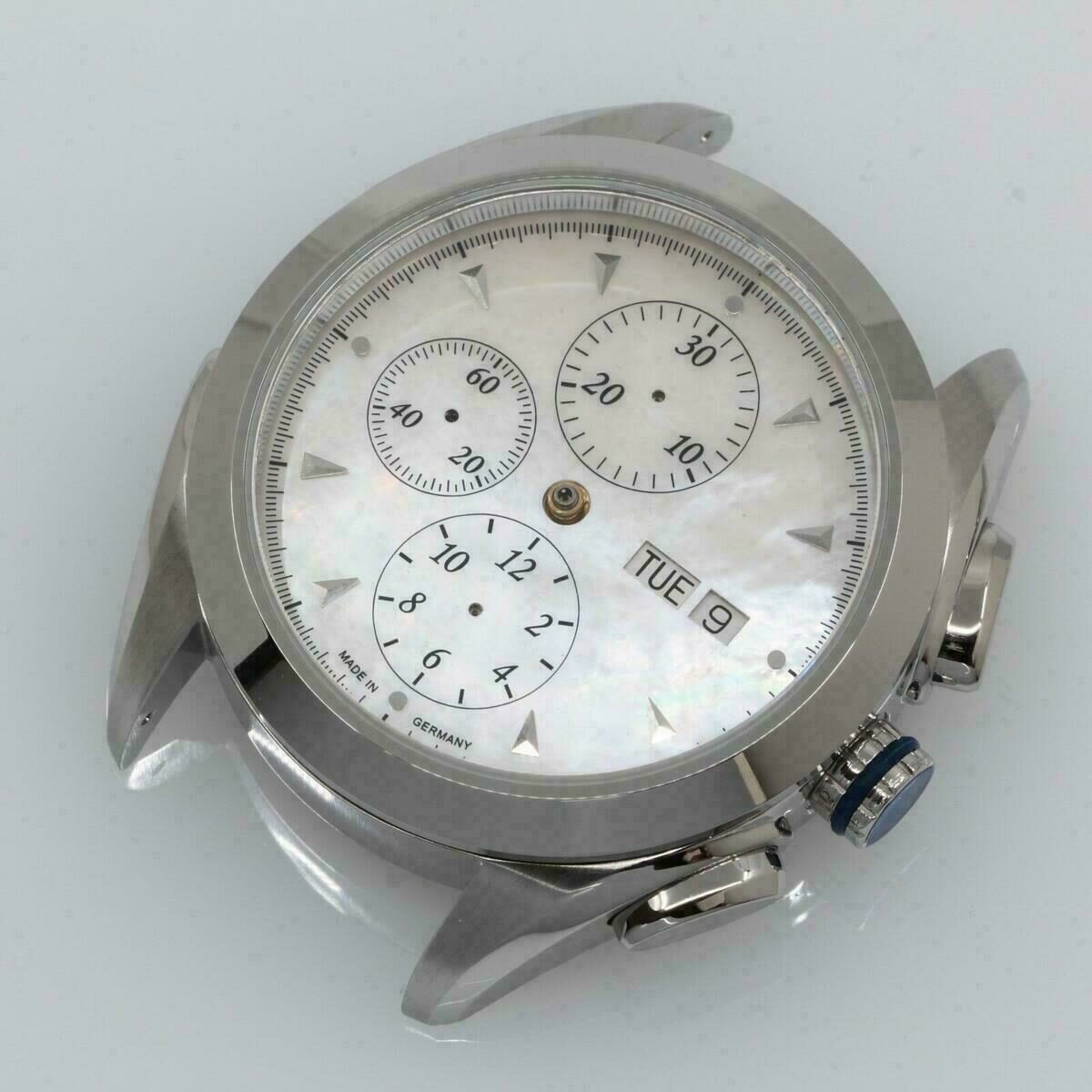 Cadran nacre ETA Valjoux 7750 + jeu d’aiguilles pour mouvement, 34,8 mm – neuf – image 2