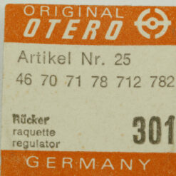 OTERO 25 PART 301 Rücker, Raquette Regulator OTERO 156 37 39 40 44 46 70 792 441 – Bild 8
