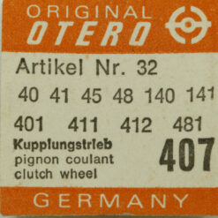 OTERO 37 PART 407 Kupplungstrieb, Pignon coulant OTERO 39 58 40 41 45 56 62 162 – Bild 4