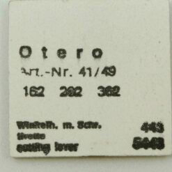 OTERO 37 PART443 & 5443 Winkelhebel, setting lever tirette OTERO 62 64 39 58 262 – Bild 12