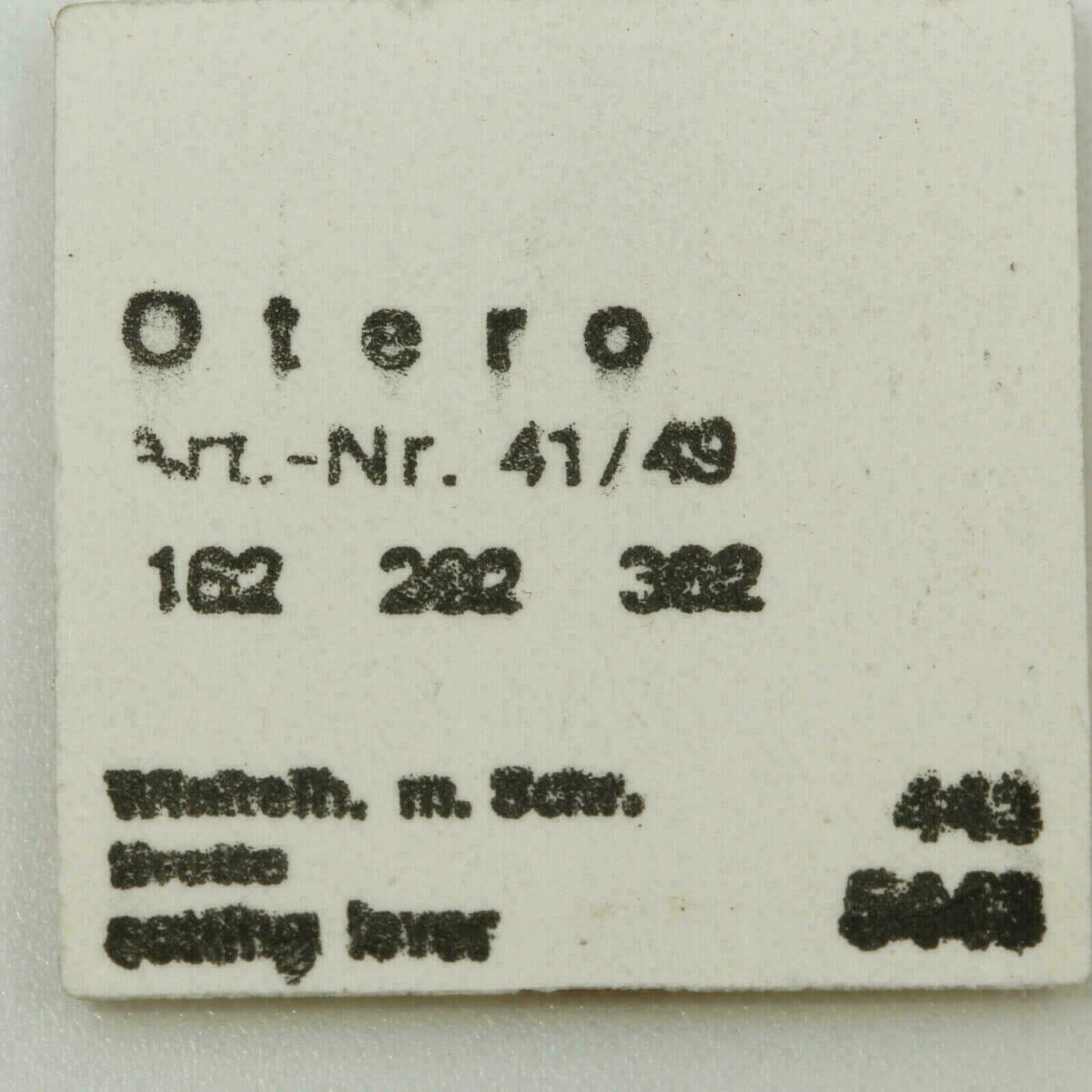 OTERO 37 PART443 & 5443 Winkelhebel, setting lever tirette OTERO 62 64 39 58 262 – Bild 12