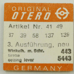 OTERO 37 PART443 & 5443 Winkelhebel, setting lever tirette OTERO 62 64 39 58 262 – Bild 7