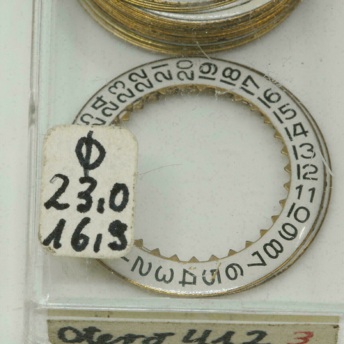 OTERO 412 PART 2557 Datumscheibe Datumanzeiger Date Dial Disc – Bild 3