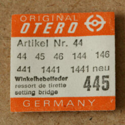 OTERO 44 PART 445 Setting Lever Spring, Winkelhebelfeder 45 46 144, 146 441 1441 – Bild 2