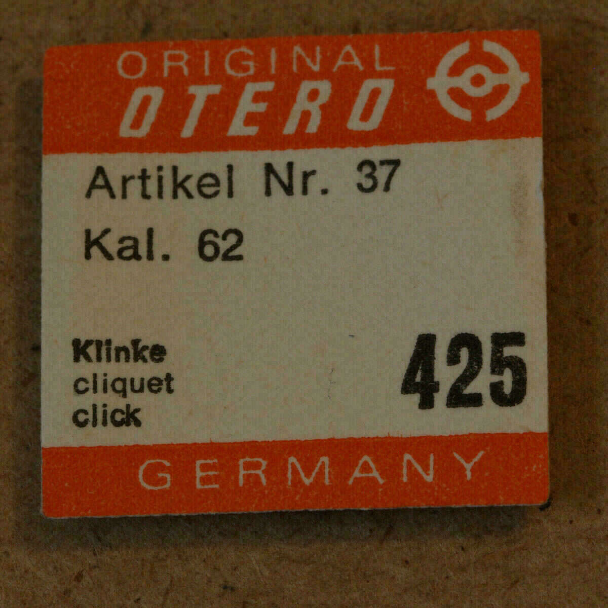OTERO 62 PART 425 Sperrkegel ( klinke ), click, cliquet, OTERO 64 48 481 482 â Bild 5