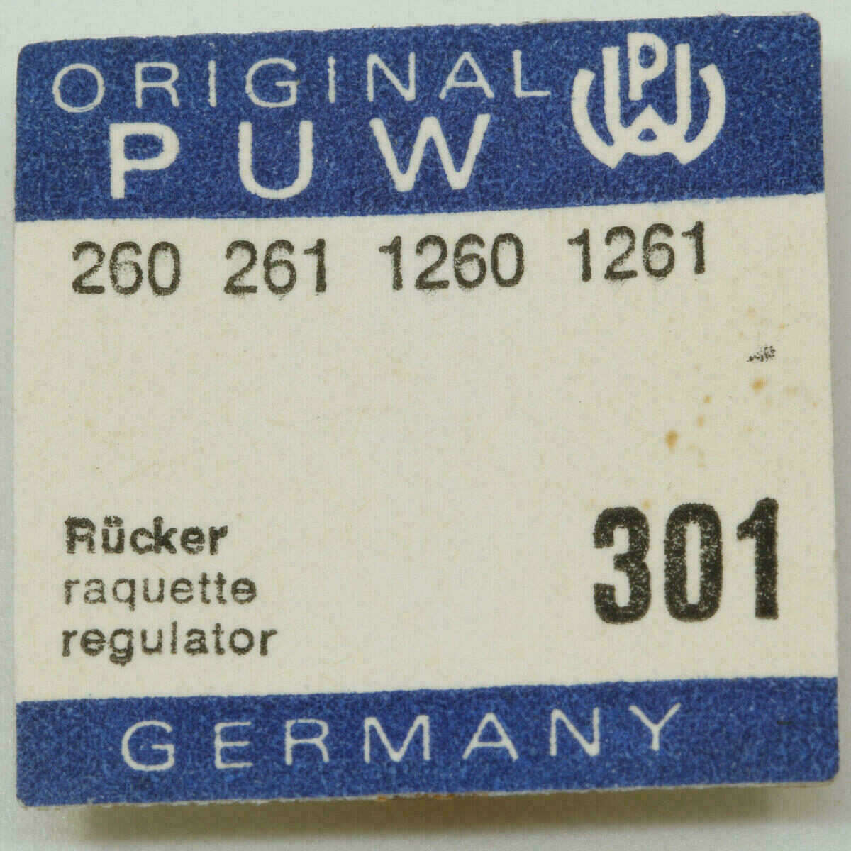 PUW 260 Part 301, racchetta, PUW 261, PUW 1260, PUW 1261 – immagine 2