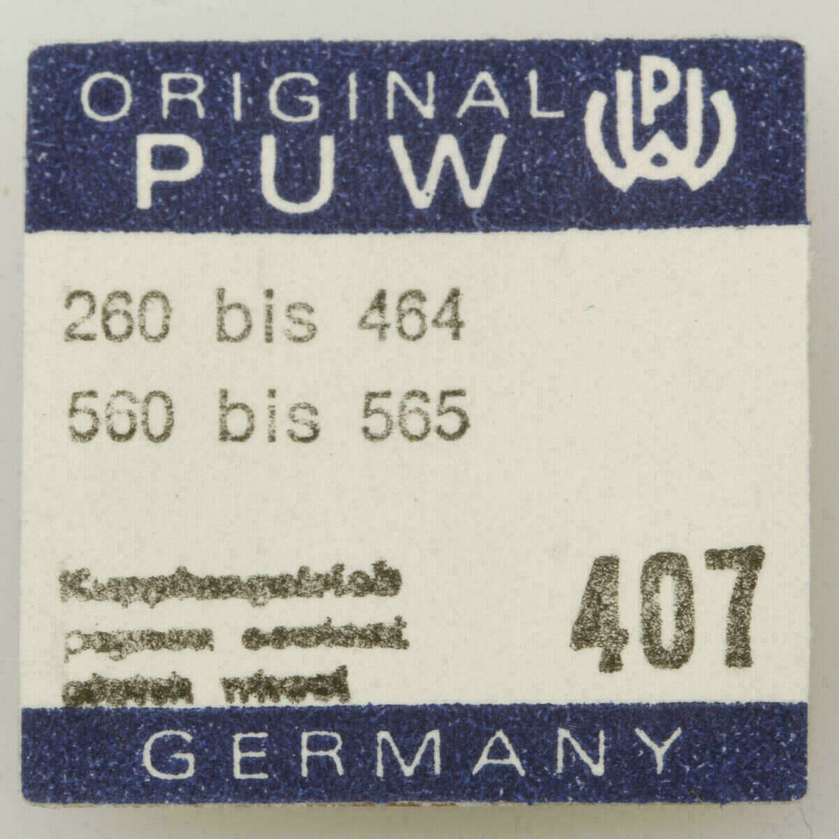 PUW 560, PART 407 Kupplungstrieb, clutch wheel PUW 562, 564 565, 1560 1562 1564 – Bild 4