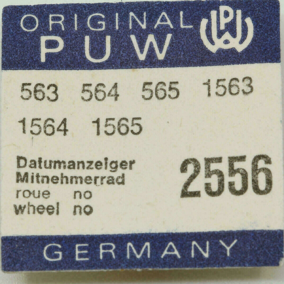 PUW 563 Part 2556 Datumanzeiger Mitnehmerrad, Roue entraineuse PUW 1563 564 565 – Bild 2
