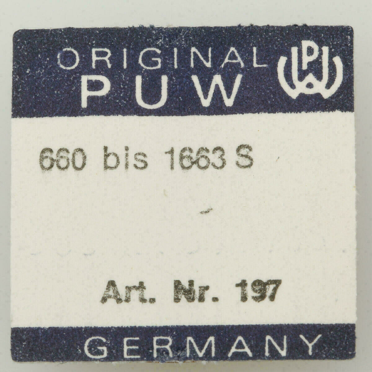 PUW 660 bis 1663 S PART 197,Federkern mit Sperrad, Ratchet wheel core – Bild 2