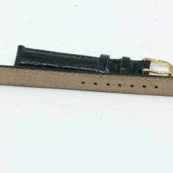 Bracelet en cuir sans couture pour montre, cuir véritable, 14 mm / 16 mm #Doré – image 7