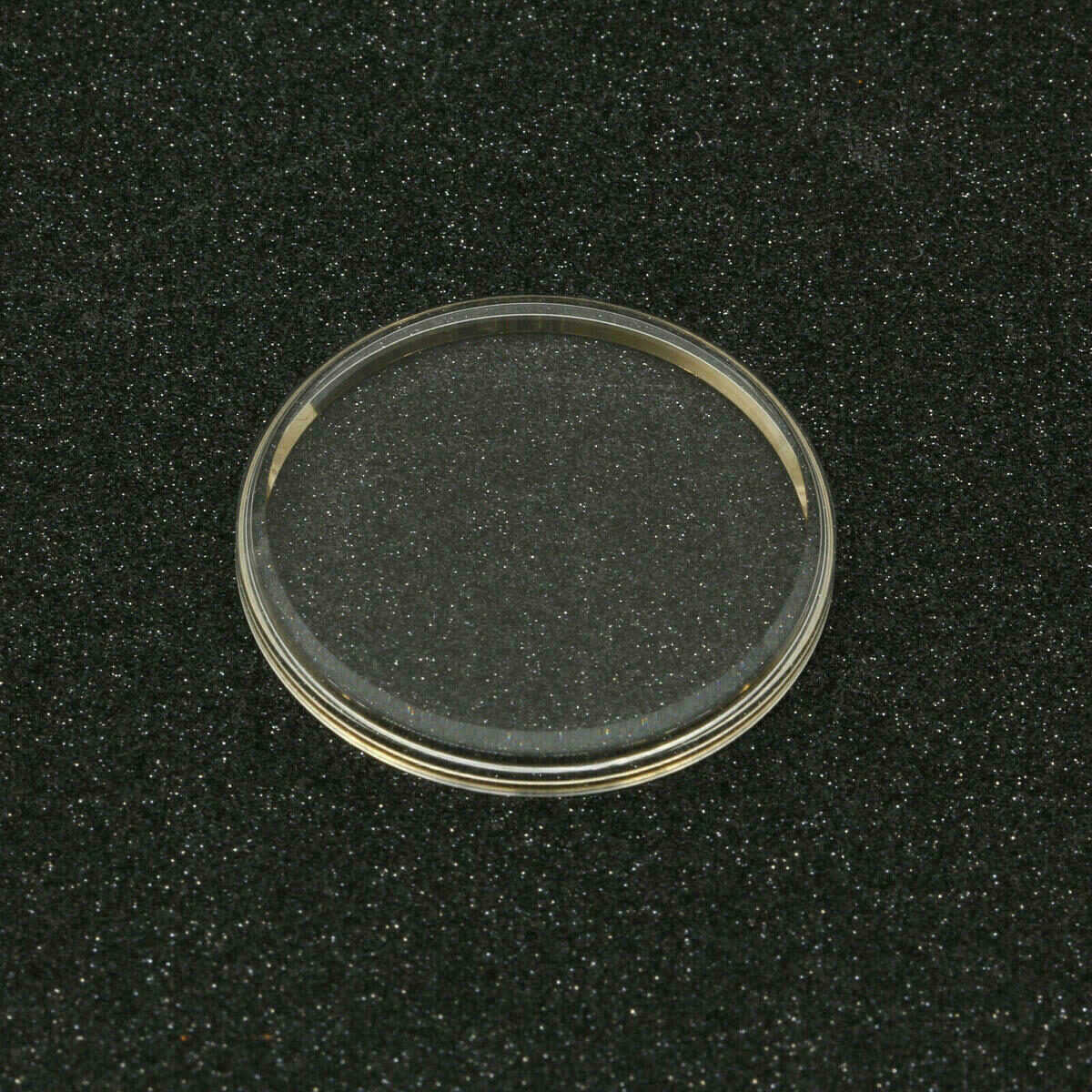 Verre plastique Sternkreuz DIA G, DIAPLAN, avec anneau doré – pour montre-bracelet – image 2