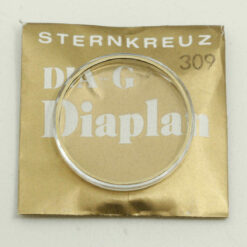 Verre plastique Sternkreuz DIA G, DIAPLAN, avec anneau doré – pour montre-bracelet – image 3