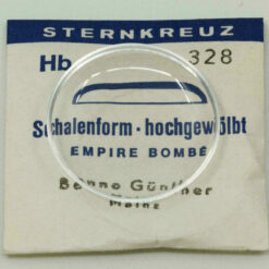 Uhrenglas Sternkreuz Hb Schalenform hochgewölbt für Armbanduhren 242 - 340 – Bild 3