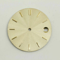 Esfera para ETA 2892-2/ 2892A2 Ø27.85mm; oro GD02 motivo ondulado – imagen 2