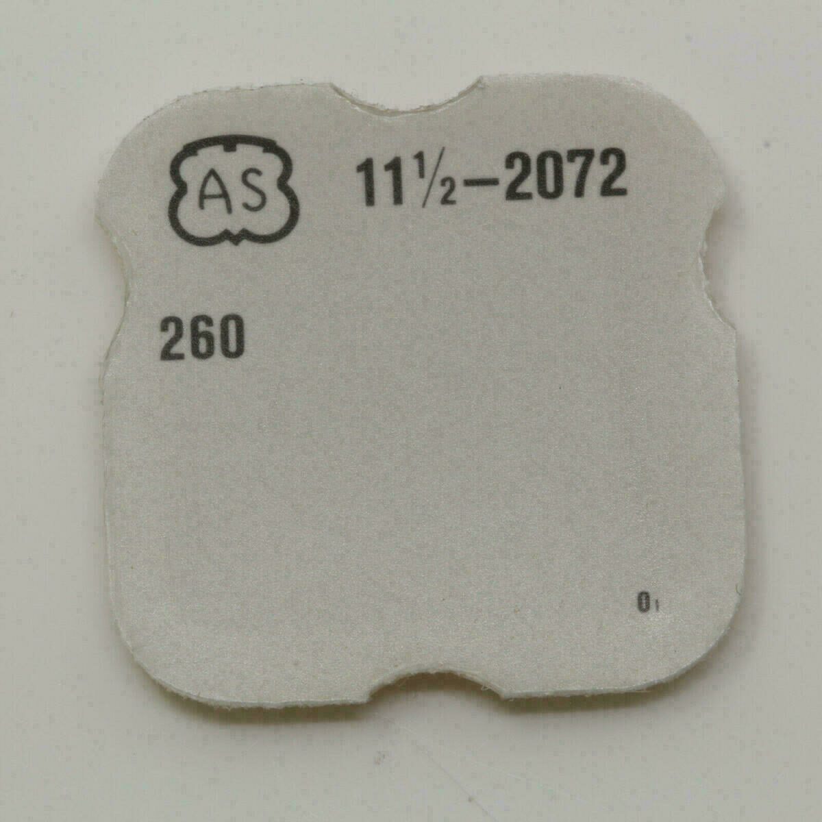 AS 2072 Part 260 rueda de minutería NOS