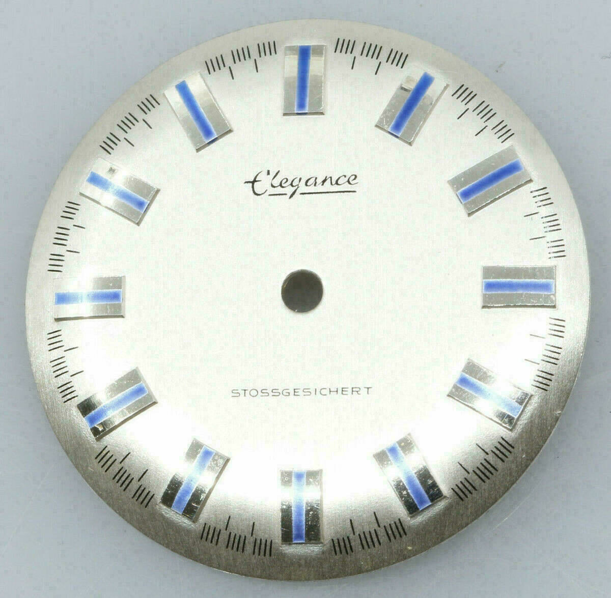Quadrante per movimento DUROWE 7410 Ø 27,75mm NOS anni ’70 argento