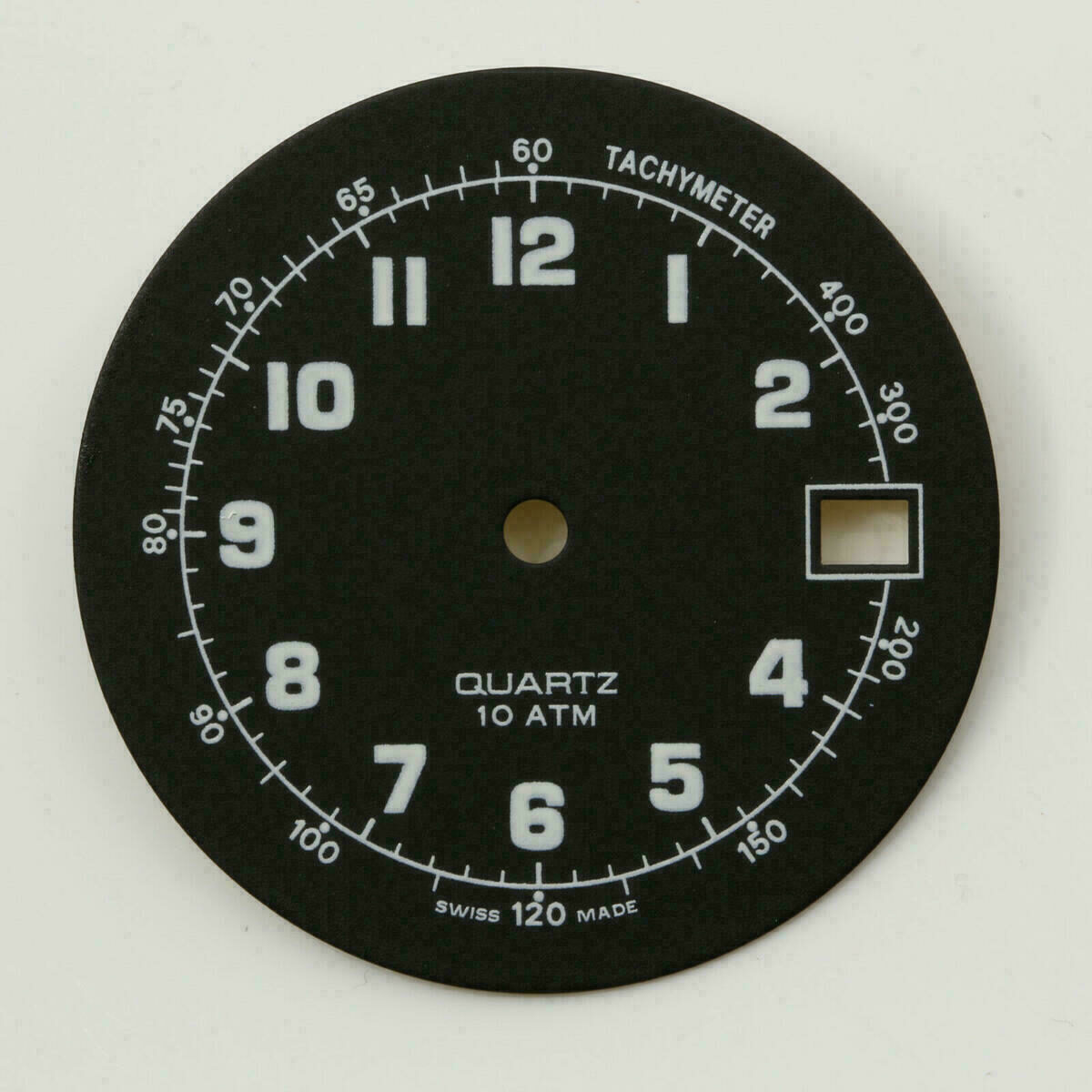 Dial for Eta 2824-2 2804-2 2801-2 Movement Ø28.8 Cadran Esfera Quartz Black NOS