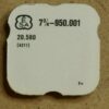 ETA 950.001 Rotor Part 4211 Ref. 20.580 NOS Teil