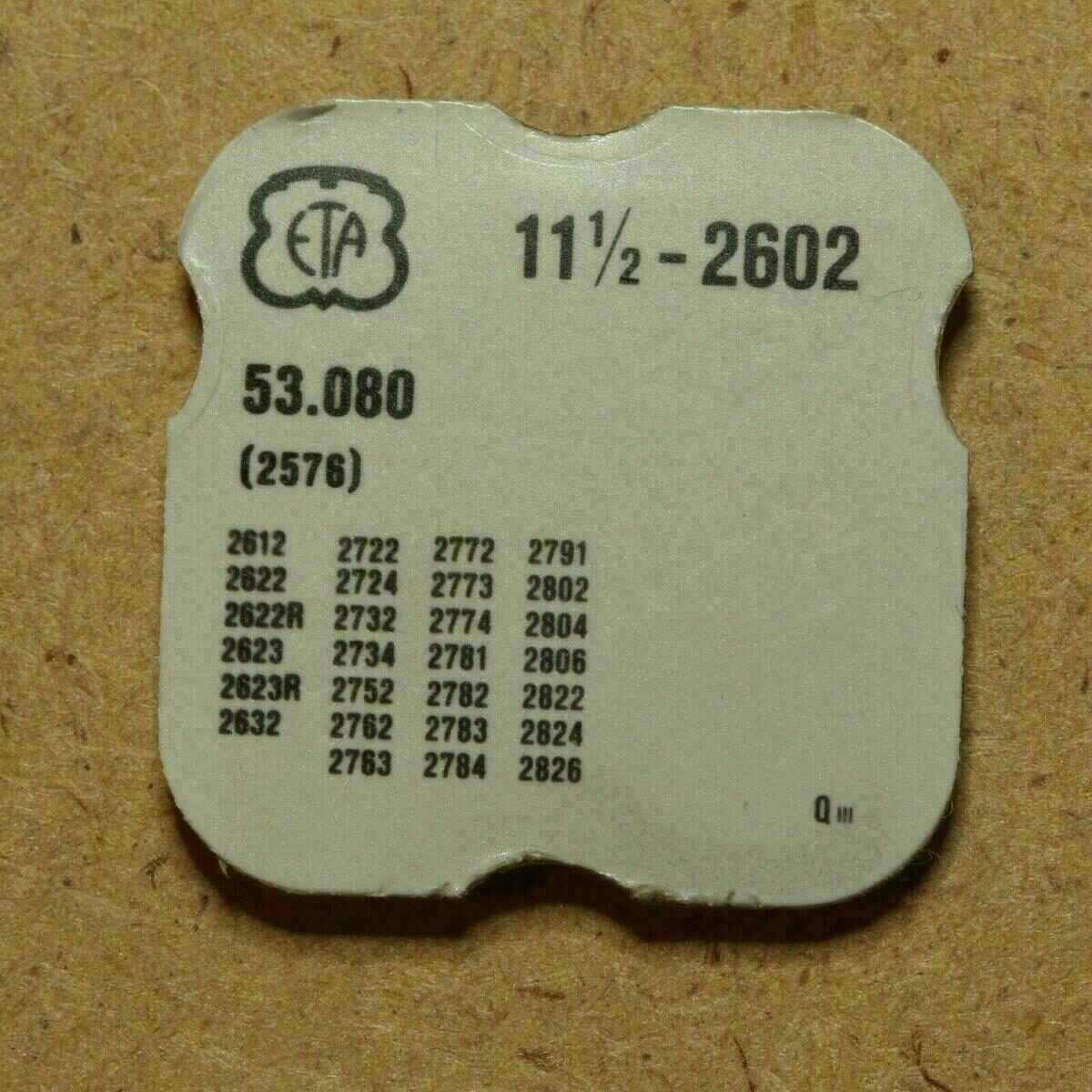 Sautoir de quantième ETA 2602 – Part 2576 – pour ETA 2724, 2804, 2824, 2783, 2784, 2791 – NOS