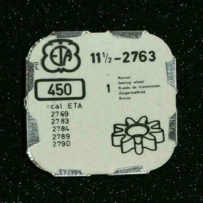 ETA 2763 Part 450 rueda de transmisión (setting wheel, renvoi) ETA 2783, 2769 2790