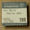 Roue d’échappement JUNGHANS 693.10 Part 705 – NOS