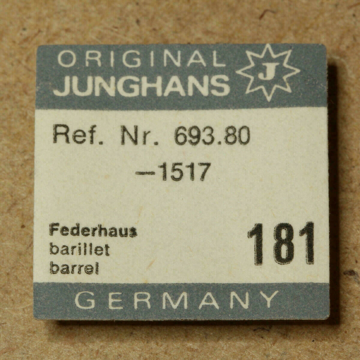 Barillet Junghans 693.80 Part 181 – NOS