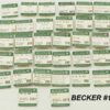 Uhrenersatzteile für HB Becker Uhrwerke im Set