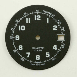 Zifferblatt Eta 2824-2 Ø28.8 Cadran Ziffernblatt Esfera Dial Quartz Schwarz NOS