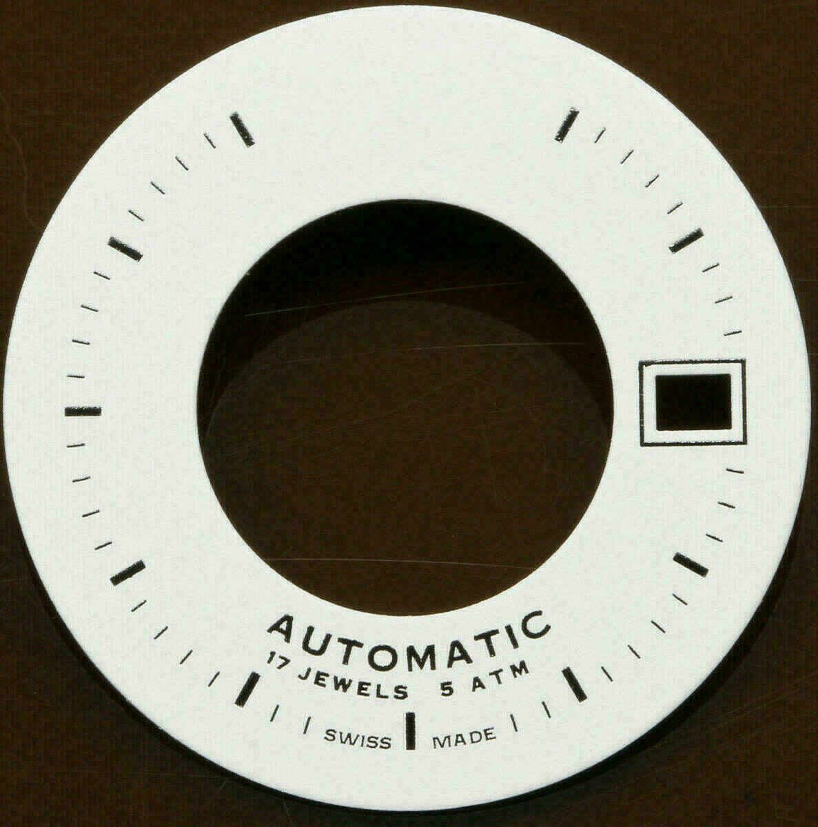 Zifferblatt Eta 2824-2 Ø28.80mm Cadran Dial ETA 2824-2 3H Ziffernblatt Weiß