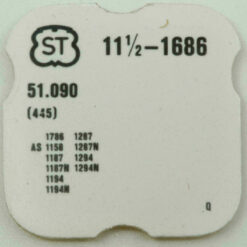 AS / ST 1686 Spare Parts – Center Wheel, Cannon Pinion, Clutch Wheel, Winding Pinion – image 11