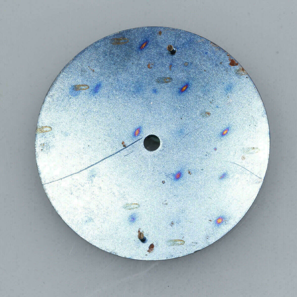Quadrante per movimento DUROWE 7420 Ø 30,0mm NOS anni ’70 blu – immagine 3