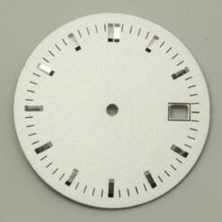 Zifferblatt für MIYOTA 2315 Ø 29,95mm ohne Marke - NOS - weiß/silber – Bild 2
