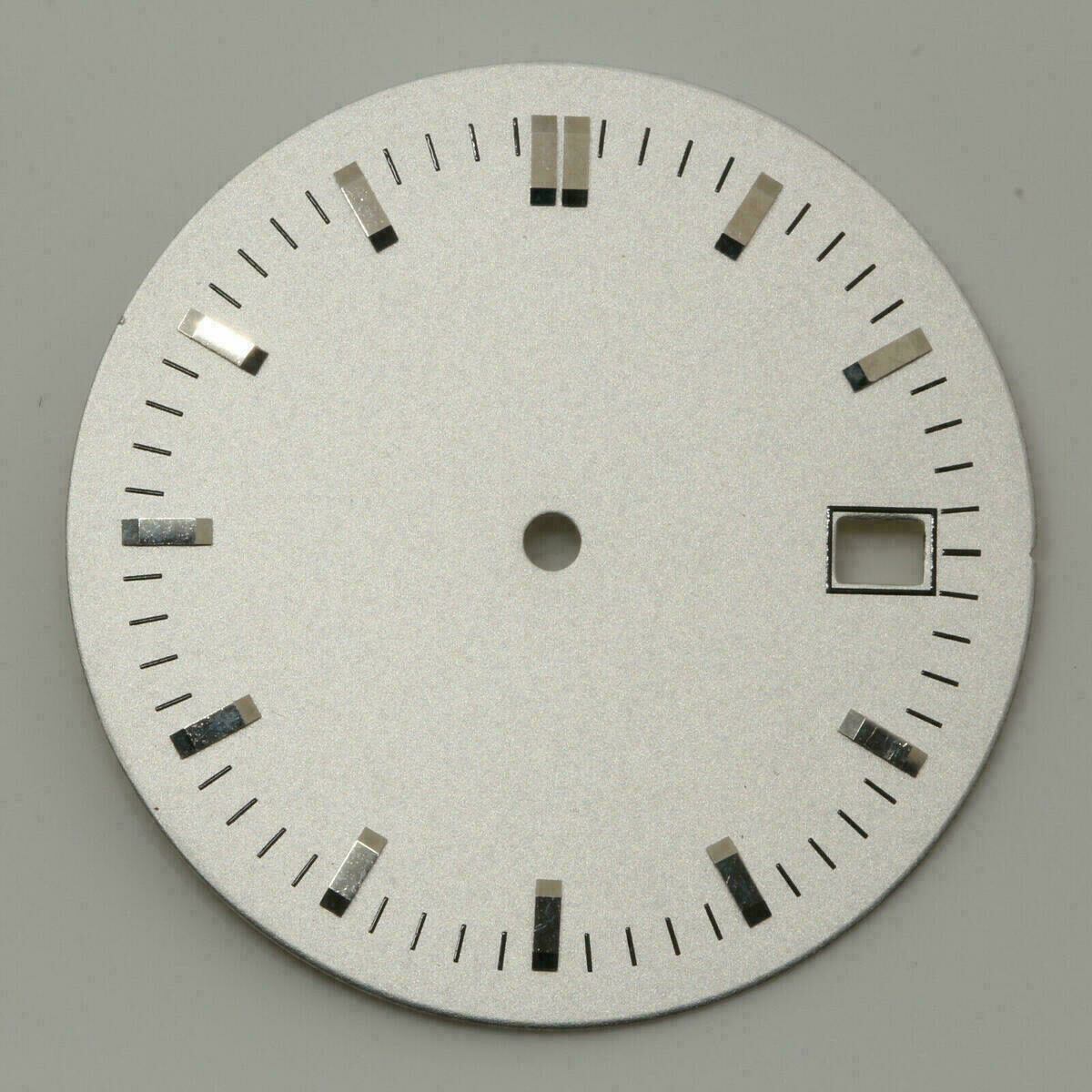 Zifferblatt für MIYOTA 2315 Ø 29,95mm ohne Marke - NOS - weiß/silber – Bild 3