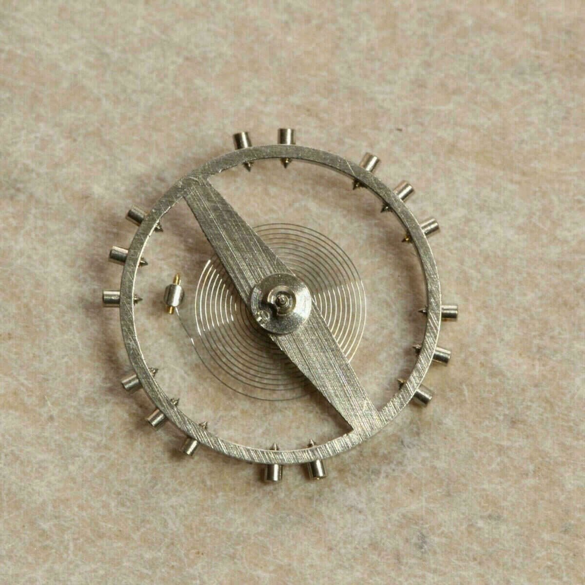 Balance Wheel with Hairspring for FELSA 4002, Part 721, Incabloc – NOS – image 4