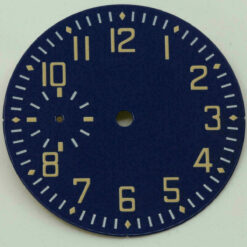 Flieger Zifferblatt für ETA Unitas 6497, Blue Enamel, Dial Cadran Superluminova – Bild 2