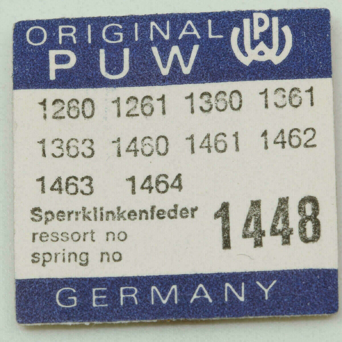 Stop Click Spring for PUW 1260, 1261, 1360, 1464 – Part 1448 – image 3