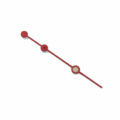 Sekundenzeiger/ second hand ETA 2824-2 OLDRADIUM Superluminova Ø 0,25 ROT 12,5 – Bild 2