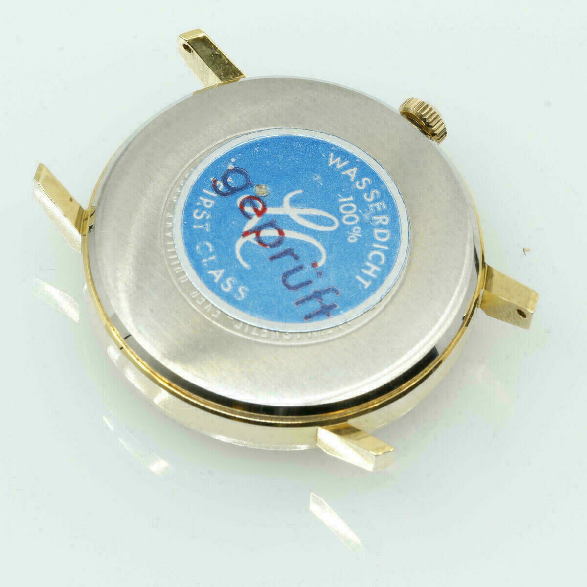 Stainless Steel Watch Case, Steel Case Back, May Fit ETA 2836-2, Antimagnetic – NOS – image 4