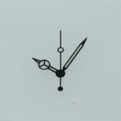 Hand Set for ETA 2824-2, 8/12/12.5 mm, Mercedes Watch Hands, Black, BGW9 – image 2