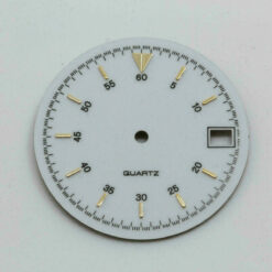 Quadrante per ETA 2892-2/ 2892A2; Ø 27,60mm bianco #104 – immagine 3