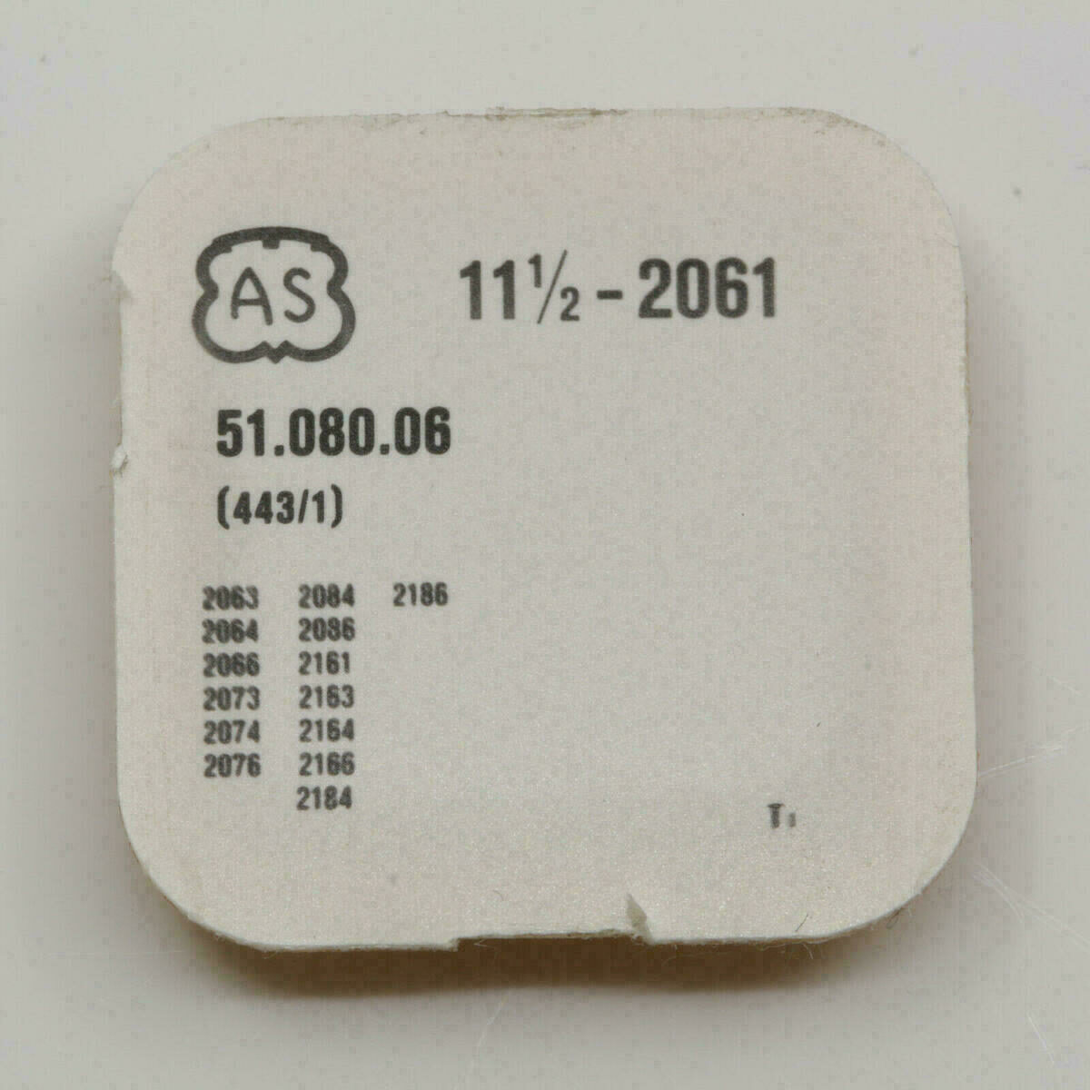 Setting Lever, Mounted, for AS 2061, 2066, 2076, 2166, 2186 – Part 443/1