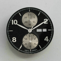 Zifferblatt + Zeigersatz für ETA Valjoux 7750 Dial + Hands Set 4 Varianten NEU Schwarz – Bild 2